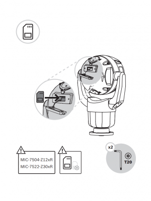 BOSCH V_MIC7504Z12WR - PTZ 8MP 12x IP68 mejorado / Blanca / MIC / IP ultra 7100i - Image 3