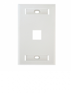 BELDEN AX102660 - Faceplate / Placa frontal / 1 Ventana / Color blanco / KEYCONNECT - Image 1