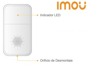 IMOU SIREN (ARA10-SW) - Sirena Inalambrica con Estrobo integrado sonido de 85 dB y frecuencia de 433 MHz. Con batería CR123A de alta duración y fácil instalación. #Seguridad #MCI2 #IMMC - Image 3