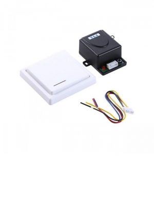 YLI WBK400RC - Botón inalámbrico de pared con relevador para control de acceso - Image 1