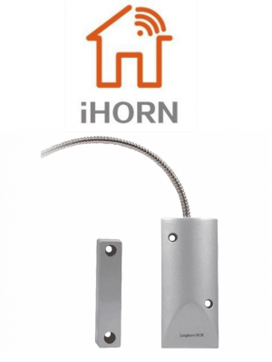 IHORN HO03I - Sensor Magnetico de Cortina Metalico /NC  compatible con paneles IHORN / RISCO / DSC / BOSCH . - Image 1