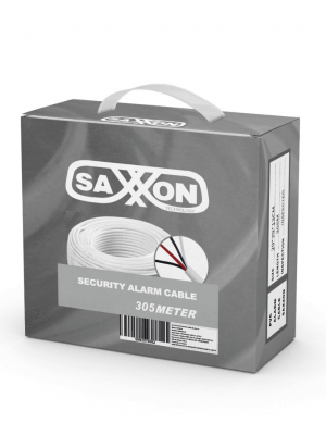 SAXXON OWAC2305JF- Cable de alarma de 2 conductores/ CCA/ Calibre 22 AWG/ 305 metros/ Retardante a la flama/ Recomendable para control de acceso/ Videoportero/ Audio/ - Image 3