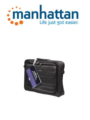 MANHATTAN 421560 - Maletín para computadora portatil / Empire / Cierre en la parte superior / Ajustable a la mayoría de las portatiles de 17" (Sobre pedido) - Image 1