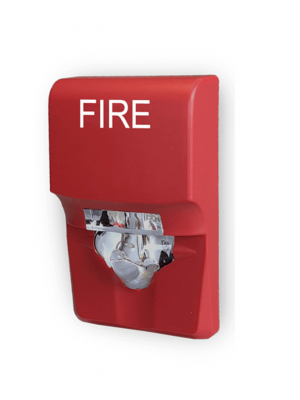 KIDDE F_EG1VRF - Luz Estroboscópica Compacta / 15-75 DC / Roja / Logo FIRE - Image 1