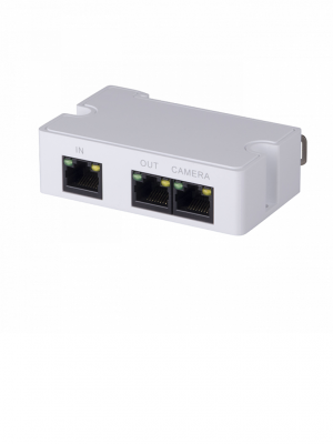 DAHUA PFT1300 - Extensor  PoE &  PoE plus pasivo / 2 Puertos / Conexión en cascada hasta 300 Mts / 2 Puertos Fast Ethernet - Image 1