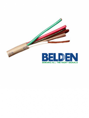 BELDEN 5302UE008U1000 - Cable para seguridad y alarma / 4 conductores / Calibre18 / No blindado/ Gris / 305 metros - Image 1