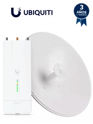 Ubiquiti AF-5XHD-30-S45 - Kit AirFiber con Radio AF-5XHD y Antena AirFiber de 30 dBi Slam-45 ideal para enlaces PTP de clase carrier BACKHAUL con hasta 500 Mbps Full Duplex en banda libre de 5.8 GHz. - Image 1