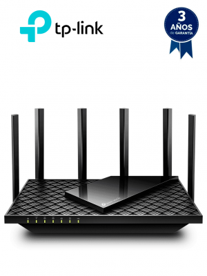 TP-LINK ARCHER AXE75 - Router Triple Banda AX6600 MU-MIMO , 1 Puerto WAN/LAN 2.5 Gbps , 1 Puerto WAN/LAN 1Gbps , 3 Puertos LAN 10/100/1000 Mbps , 2 puerto USB 3.0 , 8 antenas de alta ganancia , OneMesh ™ #GAMETP - Image 1
