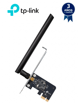TP-LINK ARCHER T2E - Adaptador PCI Express inalámbrico de doble banda AC600 , velocidades de Wi-Fi de hasta 600 Mbps (433 Mbps en la banda de 5 GHz y 200 Mbps en la banda de 2,4 GHz) ,  MU-MIMO , Compatible con WPA3. #GAMETP - Image 1