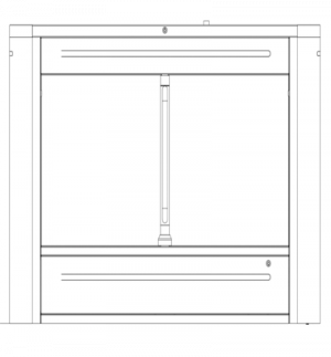 DAHUA ASGB521H-D - Swing Barrier Media para exterior/ 1 Carril/ Motor Electrico CD/ Acero Inoxidable/ Puerto RS232/ Soporta Conteo de Entrada y Salida/ 20personas x minuto/ Entrada de Alarma de Incendio para desbloqueo/ - Image 2