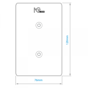 NGTECO NGS102 - Apagador Inteligente WiFi 2 Botones Touch / Control Remoto vía App / Control por Voz / Temporizador / Panel Táctil de Alta Sensibilidad / WiFI 2.4 GHz / Se requiere Cable Neutro / Compatible con Alexa y Asistente de Google - Image 4