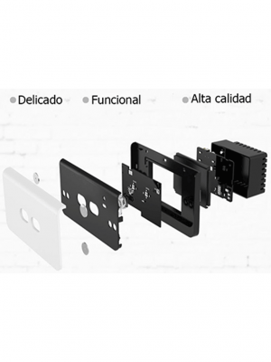 WULIAN SWITCHA2LN - Apagador Inteligente Formato Americano Conexión LN 2 Botones /  Zigbee /  Instalación sin Modificar chalupas existentes - Image 5