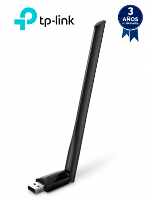 TP-LINK  Archer T2U PLUS - Adaptador USB inalámbrico doble banda AC 600 Mbps, antena de alta ganancia. - Image 1