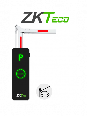 ZKTECO BGM1145L90L - Barrera Vehicular / Brazo Articulado Reversible / 4.5 Metros / Gabinete con Luz LED / Indicador de Estado /2.5 seg. de apertura /110v /3 millones de ciclos /Incluye modulo Wi-Fi para conectarse con App ZK Barrier - Image 1