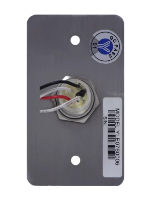YLI YWP880BLED - Botón de Salida Mecánico, Indicador LED (Verde), Acero Inoxidable, 5-24 VCC, Función NO, Índice Protección IP68 #HD5 - Image 4