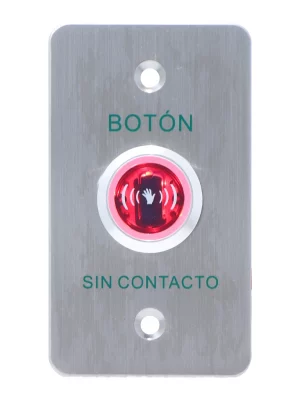 YLI ISK841BLED - Botón de Salida sin Contacto, Indicador LED, Acero Inoxidable, 12 VCC, Función NC/NO, Distancia de Detección y Retardo del Relevador Ajustables - Image 3