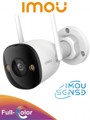 IMOU IPC-S3EN-5M0WE Bullet 3 5MP - Cámara IP Bullet WiFi de 5MP, Full Color, con IMOU Sense, visión nocturna inteligente, audio bidireccional, disuasión activa, 108° de visión, IR 30m, H.265, IP67 y ranura MicroSD #MCI2 #IMMC - Image 1