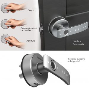 COMMAX CDL800WL - Cerradura biométrica inteligente con capacidad para 100 huellas, teclado touch para 4 passwords y fácil instalación - Image 7