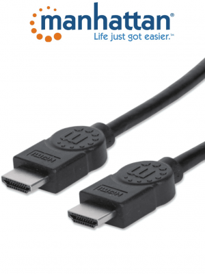 MANHATTAN 353274 - Cable HDMI de Alta Velocidad de 7.5 Metros/ Resolución 1080/HDMI Macho a Macho/ Soporta Canal de Retorno de Audio (ARC) - Image 1
