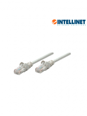INTELLINET 318921 - CABLE PATCH / 1.0m( 3.0f) / Cat 5e / UTP GRIS - Image 1