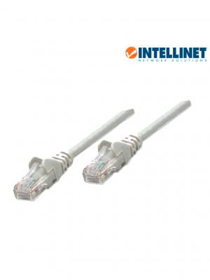 INTELLINET 318976 - CABLE PATCH / 2.0m( 7.0f) / Cat 5e / UTP GRIS - Image 1