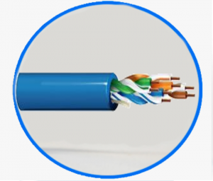 BELDEN 1583A006U1000 - Cable UTP / 4 Pares / Categoria 5E / 24  AWG / 305 Metros / 100% Cobre / Color azul/ - Image 2