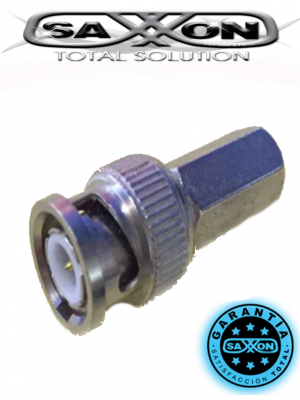SAXXON PSUBR10RG59 - Bolsa de 10 conectores BNC macho de enroscar para cable siames - Image 1