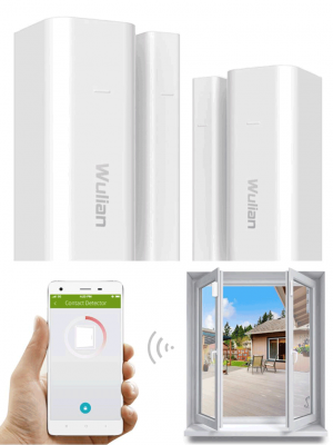 WULIAN DOORDETECTOR - Contacto Magnético Inteligente para Puerta o Ventana /  Zigbee / Envía Alertas con cada Evento de Intrusión y Vincula con otros Dispositivos Wulian a traves de aplicacion en celular - Image 2