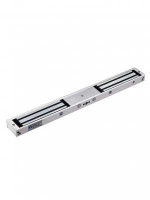 YLI YM180NDLED - Cerradura Magnética Doble con Indicador Led para Control de Acceso / Interior / Fuerza de Sujeción 180 Kg o 350 Lbs por lado / Compatible con Soporte MBK180NDZL y MBK180U #HD5 - Image 1