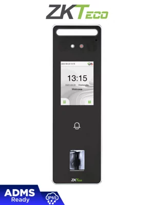 ZKTECO SpeedFaceV3L - Control de Acceso y Asistencia Visible Light con Autenticación Facial (500 Rostros), Huella Digital BioID+ (3000), Registro de 200,000 Eventos, IP65 y Conectividad TCP/IP  #ZKL #zlink - Image 1