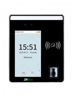 ZKTECO SpeedfaceH5L - Terminal de Control de Acceso y Asistencia/ 6000 Rostros/ 10000 Tarjetas o QR/ 6000 Huellas/ 3000 Palmas/ Pantalla Touch de 5/ Reconocimiento a 2m/ Serie Visible Light/ TCP/IP #ZKA - Image 2