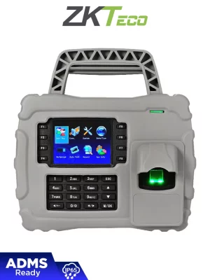 ZKTECO S922ID4G- Control de Asistencia Portátil de Uso Rudo con Huella Digital BioID (5000), Tarjeta ID 125 KHz (30000), IP65, Batería de Respaldo, Conexión TCP/IP y Conectividad 4G #10% #HD8 #MCI2 - Image 1