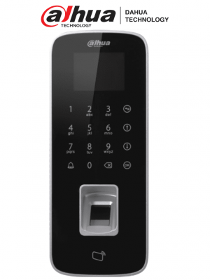 DAHUA ASI1212D-D - Control de Acceso con Teclado Touch/ 3,000 Huellas/ 30,000 Tarjetas ID/ 150,000 Registros/ TCP/IP/ P2P/ Soporta Huella, Tarjeta y Password/ Soporta Anti-passback/ Puerto USB para Importar Configuración o Exportar Registros/ - Image 1