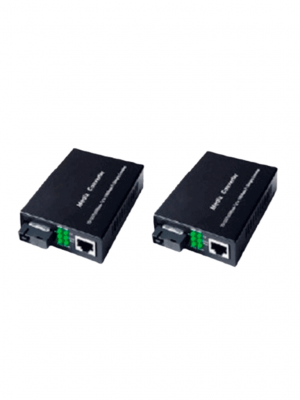 TCE - GMC11CS+GMC112CS - Par de convertidores de medios VDM Monomodo, 1 puerto RJ45 10/100/1000, 1 puerto SC/UPC, hasta 20KM #FO#NUEVO1M - Image 1