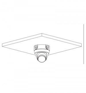 DAHUA IPC-HDW1239T1-A-LED-S5 - Camara IP Domo Full Color 2 Megapixeles/ Lente de 2.8mm/ 110 Grados de Apertura/ Microfono Integrado/  Luz Blanca de 15 Mts/ H.265/ IP67/ PoE/ DWDR/ - Image 2