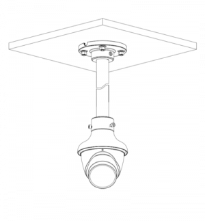 DAHUA IPC-HDW3441EM-S-S2  - Camara IP Domo de 4 Megapixeles con IA/ WizSense/ Lente de 2.8mm/ 102 Grados de Apertura/ Microfono Integrado/ IR de 50 Metros/ SMD 4.0/ AI SSA/ H.265+/ Ranura para MicroSD/ WDR Real de 120 dB/ - Image 3