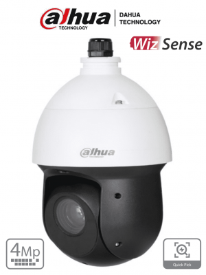 DAHUA SD49425GB-HNR - Cámara IP PTZ de 4MP con zoom óptico 25x, IR 100 m, WizSense, detección facial, QuickPick, protección perimetral, SMD 4.0, WDR real, E/S de audio y alarmas, ranura MicroSD y certificación IP66 para exteriores. - Image 1