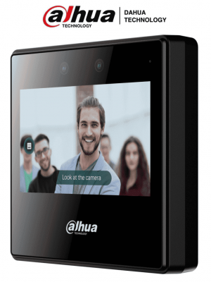 DAHUA ASA3223A-W - Control de asistencia con reconocimiento facial, pantalla táctil de 4.3", WiFi, capacidad para 2000 rostros y contraseñas, 300,000 registros, detección de vida en 0.2 segundos y rango de reconocimiento de 0.3 a 1.5Mts. #HSDAHUA20 #DM - Image 1