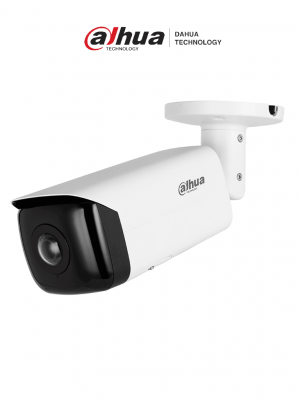 DAHUA IPC-HFW3441T-AS-P Cámara IP bullet panorámica 4 MP, lente 2.1 mm, ángulo 180°, IR 20 m, IA WizSense, detección de movimiento inteligente, protección perimetral, Starlight, PoE, WDR, H.265+, IP67, micrófono, E/S alarma. #Pano180 - Image 1