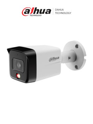 DAHUA IPC-HFW1839TC-A-IL - Cámara IP Bullet 4k Full Color + Iluminador Dual Inteligente/ 8 Megapíxeles/ Dual Light/ Lente de 2.8 mm/ 110 Grados de Apertura/ Micrófono Integrado/ H.265/ IR de 30 Metros/ IP67/ PoE/ DWDR/ #LoNuevo - Image 1