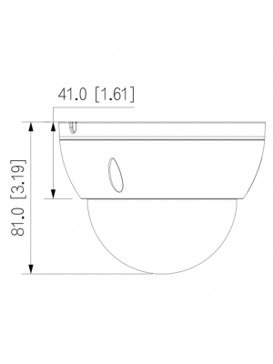 DAHUA DH-IPC-HDBW2241E-S Cámara IP Domo Antivandálica de 2 Megapixeles. Lente de 2.8 mm, micrófono integrado, analíticos IVS, 106° de visión, IR de 30 m, WDR real 120 dB, compresión H.265+, ranura MicroSD, carcasa metálica, IP67 e IK10 - Image 3