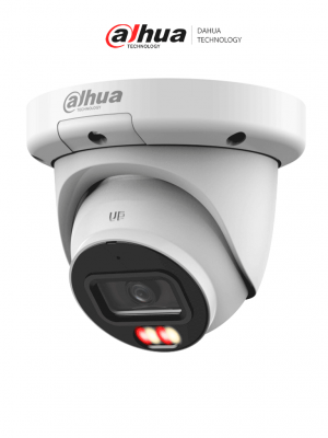 DAHUA DH-IPC-HDW3449QM-S-IL  - Cámara IP Domo de 4 Megapíxeles con Iluminador dual/ WizSense/ Lente de 2.8mm/ 102 Grados de Apertura/ Microfono Integrado/ IR de 50 Metros/ SMD 4.0/ AI SSA/ H.265+/ Ranura para MicroSD/ WDR Real de 120 dB/ - Image 1