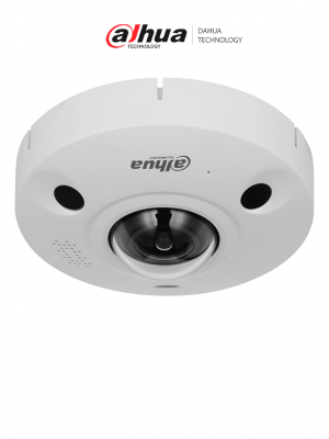 DAHUA  DH-IPC-EBW8842P-AS Cámara IP Fisheye 8 MP WizMind/ IR 10 mts/ 1.8mm/ Mapa de Calor/ Conteo de Personas/ H.265+ / E&S Alarma y Audio/ Ranura para MicroSD/ Altavoz/ PoE/ IP67/ IK10 - Image 1
