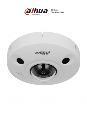 DAHUA IPC-EBW81242N-S2 - Cámara IP Fisheye Resolución de 12 MP/ Lente 1.85mm/ 360 Grados/ IR 10 de Mts/ IA WizMind/ Conteo de Personas/ Cantidad de Personas en Áreas/ Mapa de Calor/ PoE/ DWDR/ H.265/ IP67/ IK10/ E&S Alarma/ E&S Audio/ - Image 1
