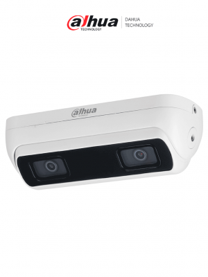 DAHUA DH-IPC-HDW8441X-3D-0280B - Camara IP  Dual para Conteo de Personas/ 3 Megapixeles/ Lente de 2.8 mm/  Control de aforo/ H.265/ IP67/ IK10/ PoE/ Ranura para microsd/ 2 Entradas de alarmas/ - Image 1