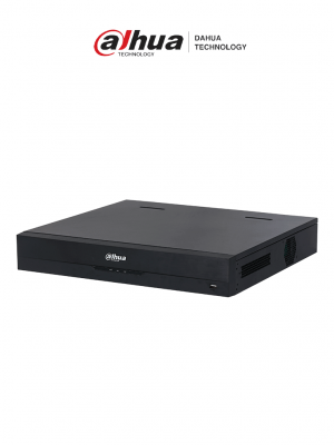 DAHUA DHI-NVR5432-EI - NVR de 32 canales IP 4K con tecnología Acupick, WizSense, y Smart H.265+. Rendimiento de 384 Mbps, 4 bahías para discos duros. IA avanzada. E incluye E/S de alarma y audio - Image 1