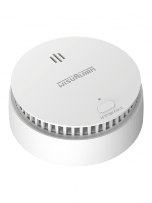 DAHUA WISUALARM DHI-HY-SA30A-R8-Detector de Humo Inalámbrico(Interconectable Hasta 24 Disp) Sensor Fotoeléctrico, Sonido de Alarma de 85dB, Alarma Visual y Audible, Batería Sellada de hasta 10años, Certificaciones TÜV and CE #LoNuevo #Wisualarm #MCI1 #WR - Image 4