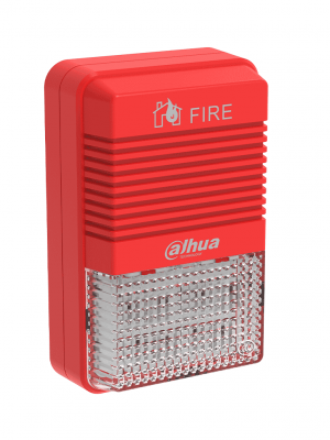 DAHUA WISUALARM HY-1500 - Lampara Estroboscópica con Sirena Direccionable/ 2 Hilos/ Volumen de 75 dB–115 dB/ 24V DC/ Cumple Normas: EN54-3, EN54-23/ Microprocesador integrado/  #LoNuevo #Wisualarm - Image 3