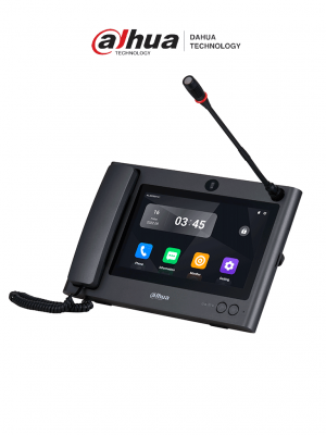 Dahua VTS8A40B-CG Estación Maestra/Pantalla 10"/ Llamadas Bidireccionales a monitores y estaciones maestras/ Salida HDMI 1024x600/ Desbloque de puerta/ 4 Canales IPC/ Slot Para Tarjeta SD - Image 1