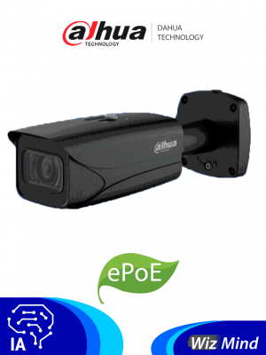 DAHUA IPC-HFW5442E-ZE - Camara IP Bullet de 4 Megapixeles/ Color Negro/ Inteligencia Artificial/ H.265+/ WDR 140 dB/ Lente Motorizado de 2.7 a 12mm/ IR 50 Mts/Deteccion de Rostros/Protección Perimetral/Conteo de Personas/IP67/IK10/ePoE/#Black - Image 1